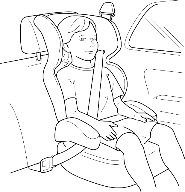 child, seatbelt, car