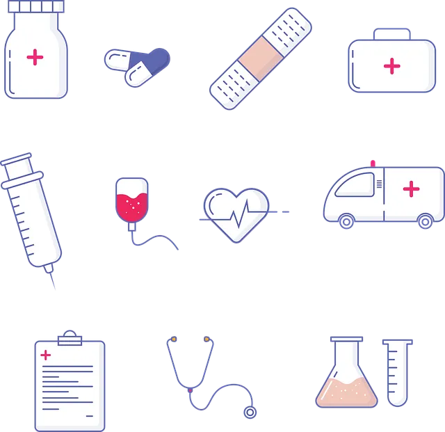 medical, hospital, icons