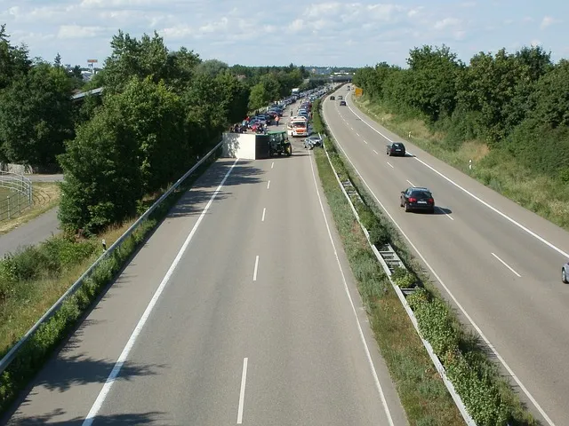 autobahn, accident, germany