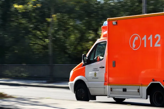 ambulance, fire fighters, emergency vehicle