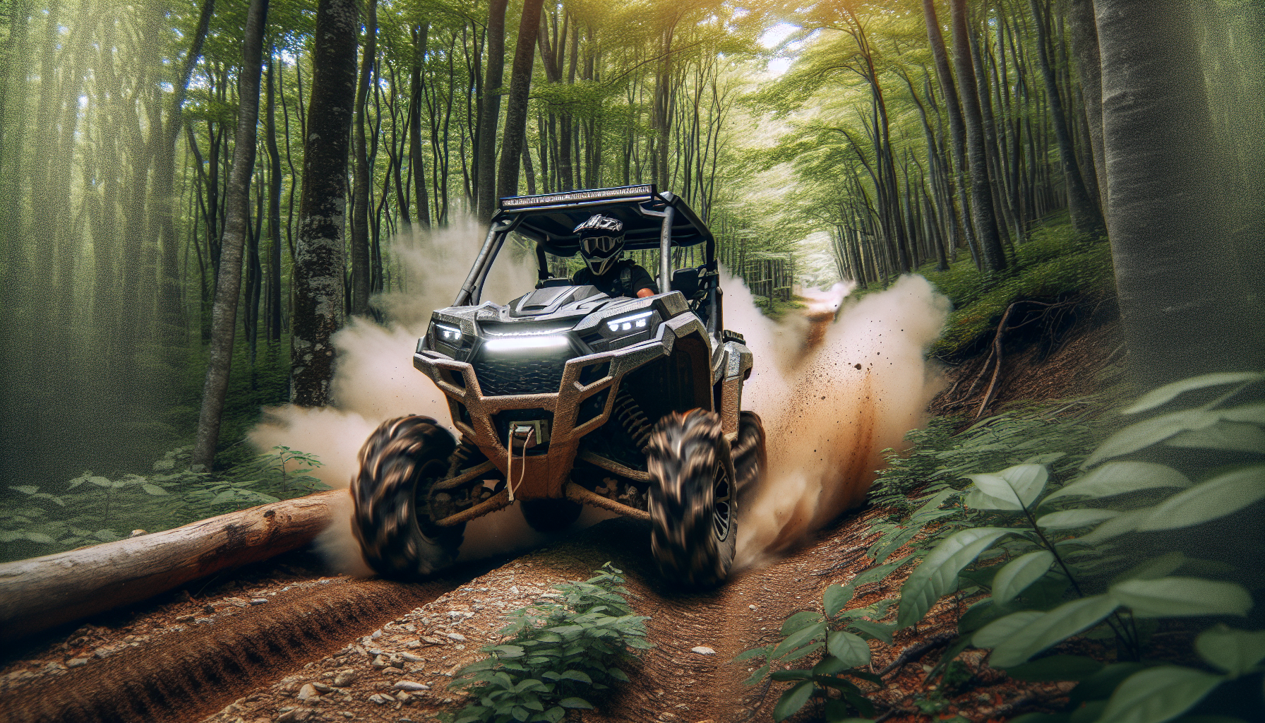 Off-road vehicle in a designated ATV area