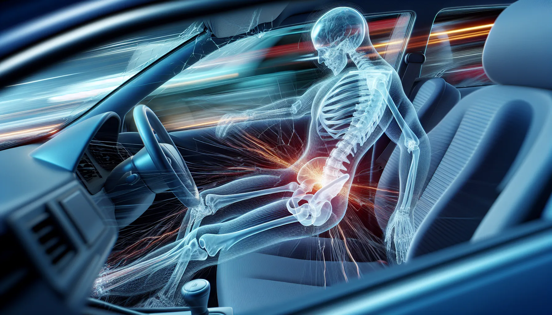 Pelvic Fracture from a Car Accident