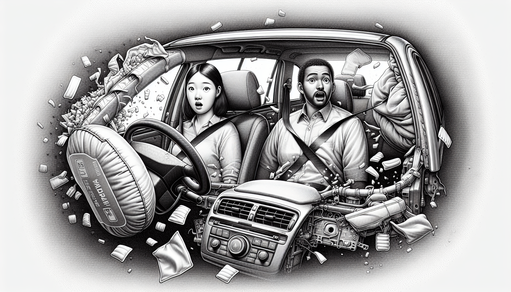 Airbag Injuries from a Car Accident