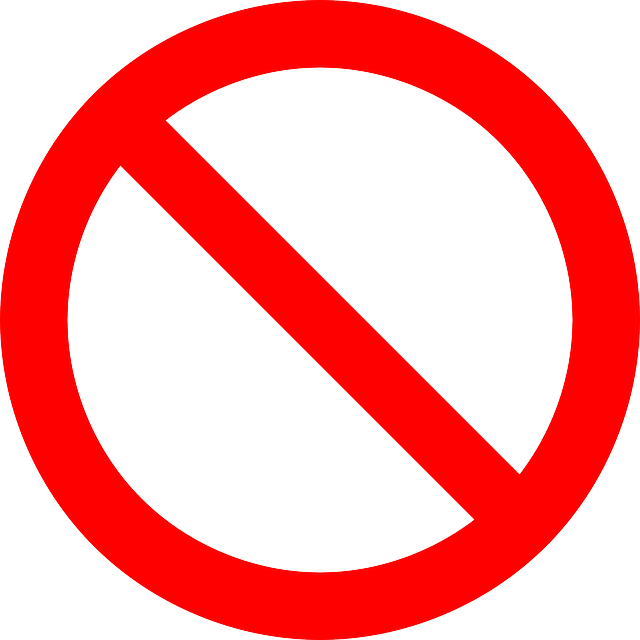no symbol, forbidden, prohibited