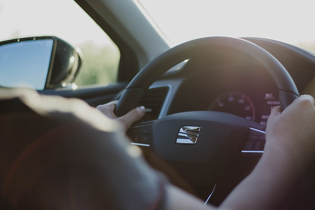 steering wheel, seat, wheel