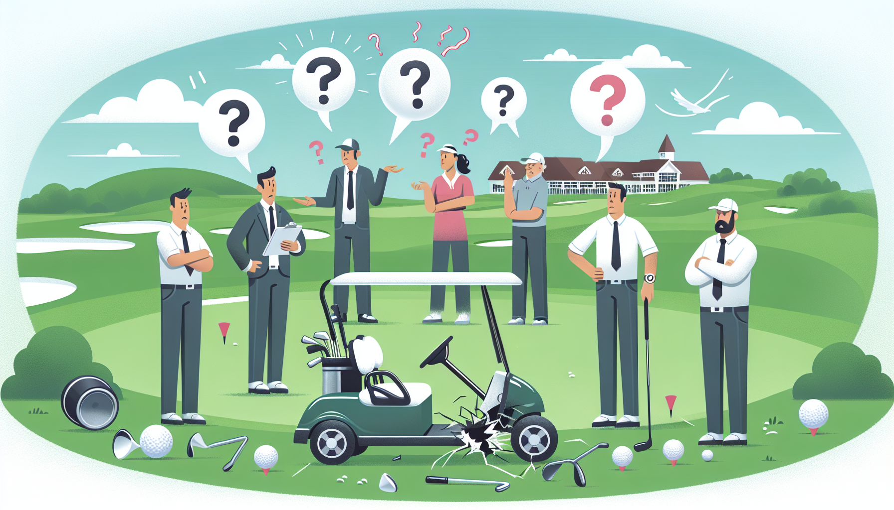 Determining liability in golf cart accidents
