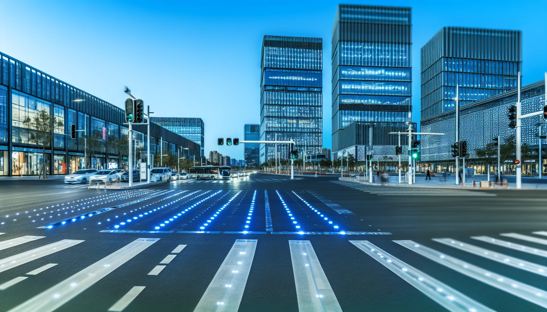 Smart city infrastructure and pedestrian safety