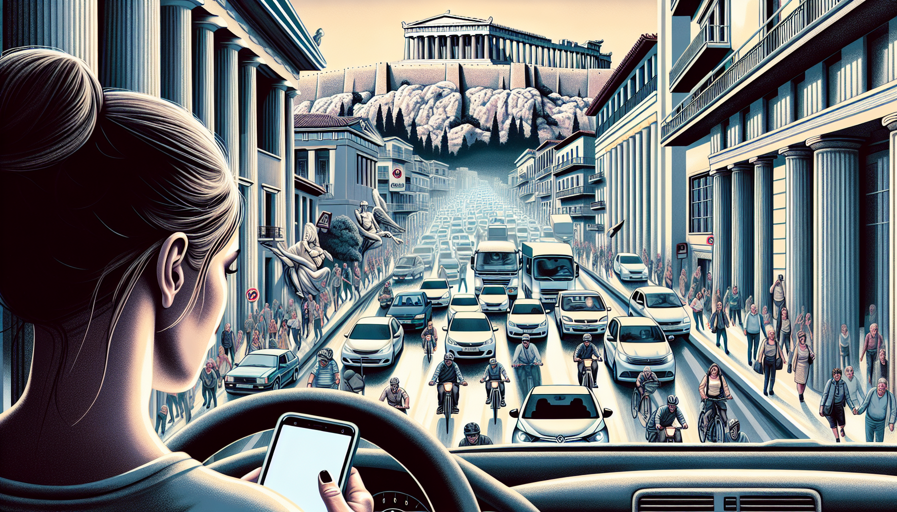 The Most Dangerous Traffic Streets in Athens