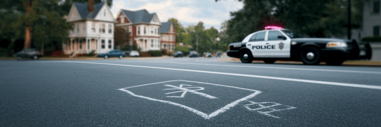 Aftermath of Grant Park hit-and-run.
